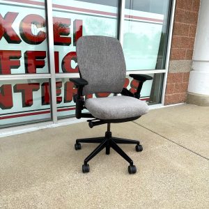STEELCASE LEAP V-2 TASK CHAIR Cement Fabric