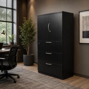 Steelcase Lateral File Combination Cabinet, 36" Wide