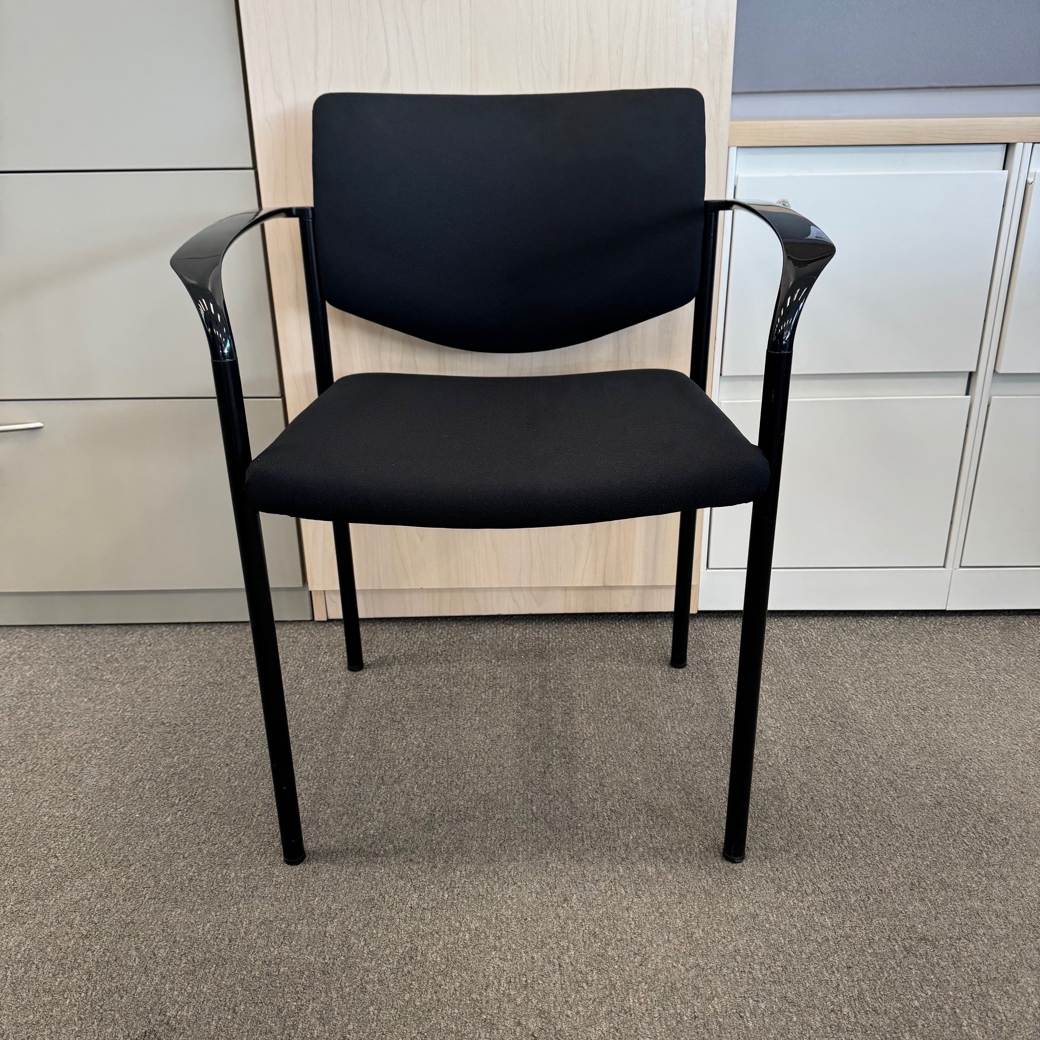 Used Steelcase Player Series Guest Chair Black Finish