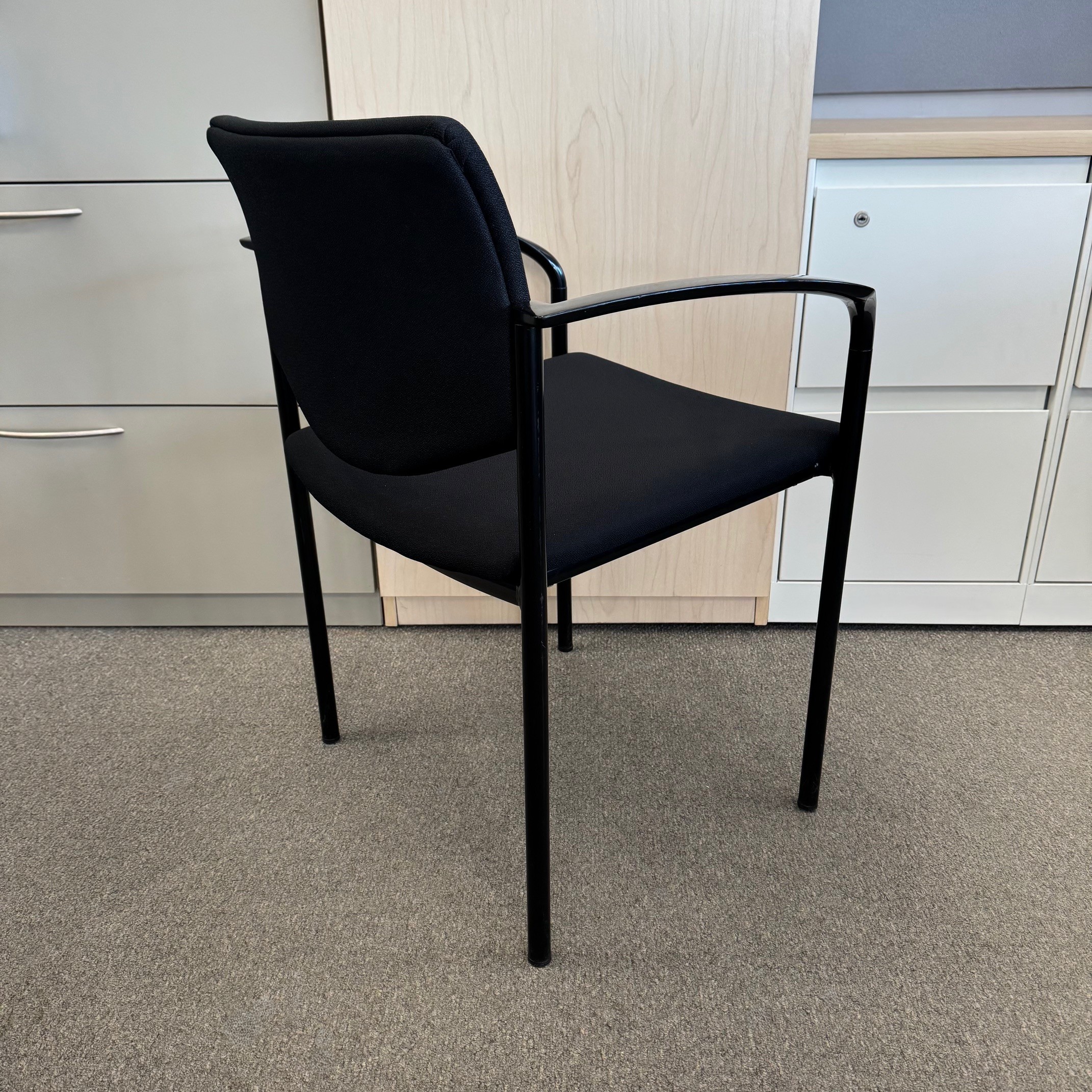 Used Steelcase Player Series Guest Chair Black Finish - Image 4