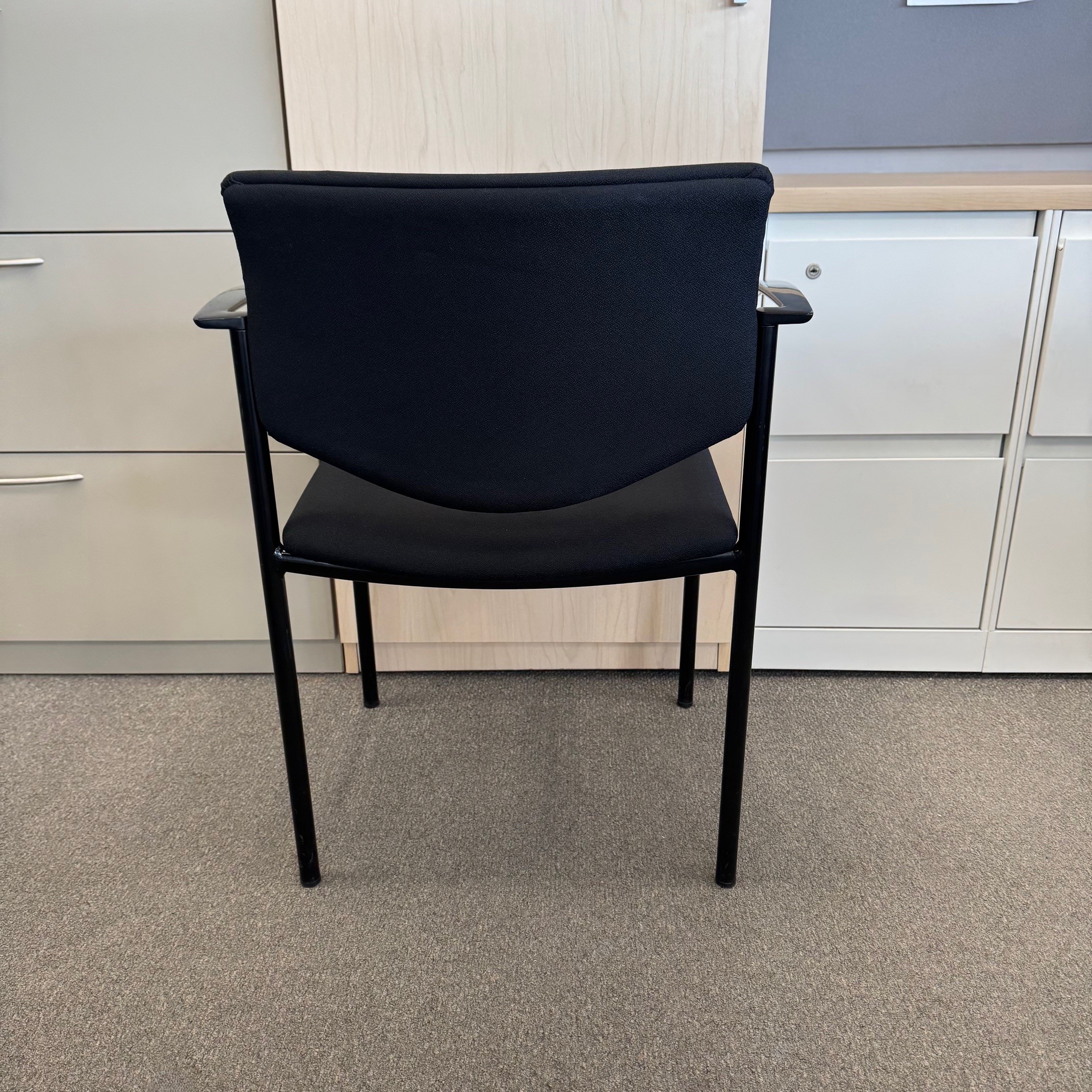 Used Steelcase Player Series Guest Chair Black Finish - Image 5