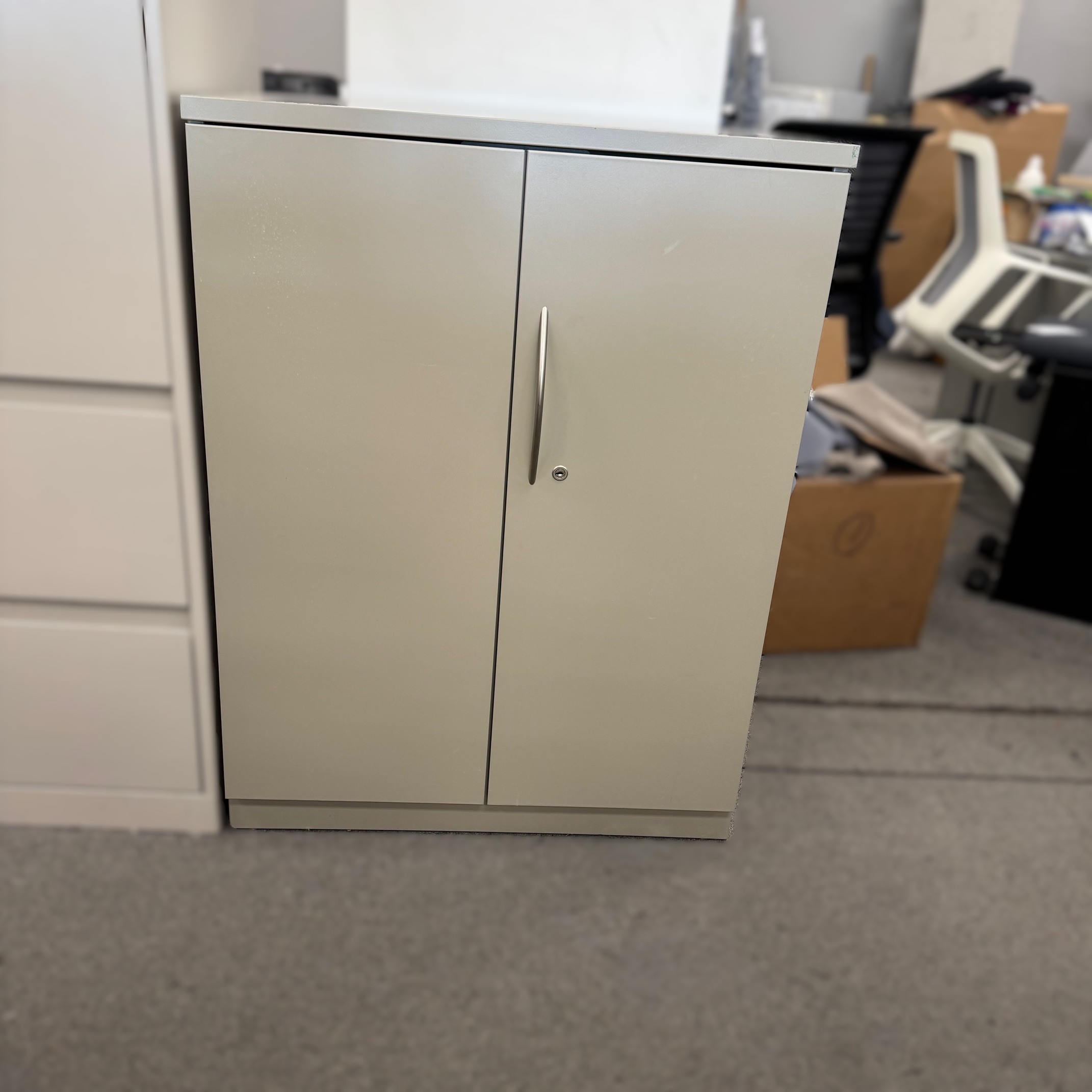 Used Steelcase Storage Cabinet, 40" Tall - Image 4