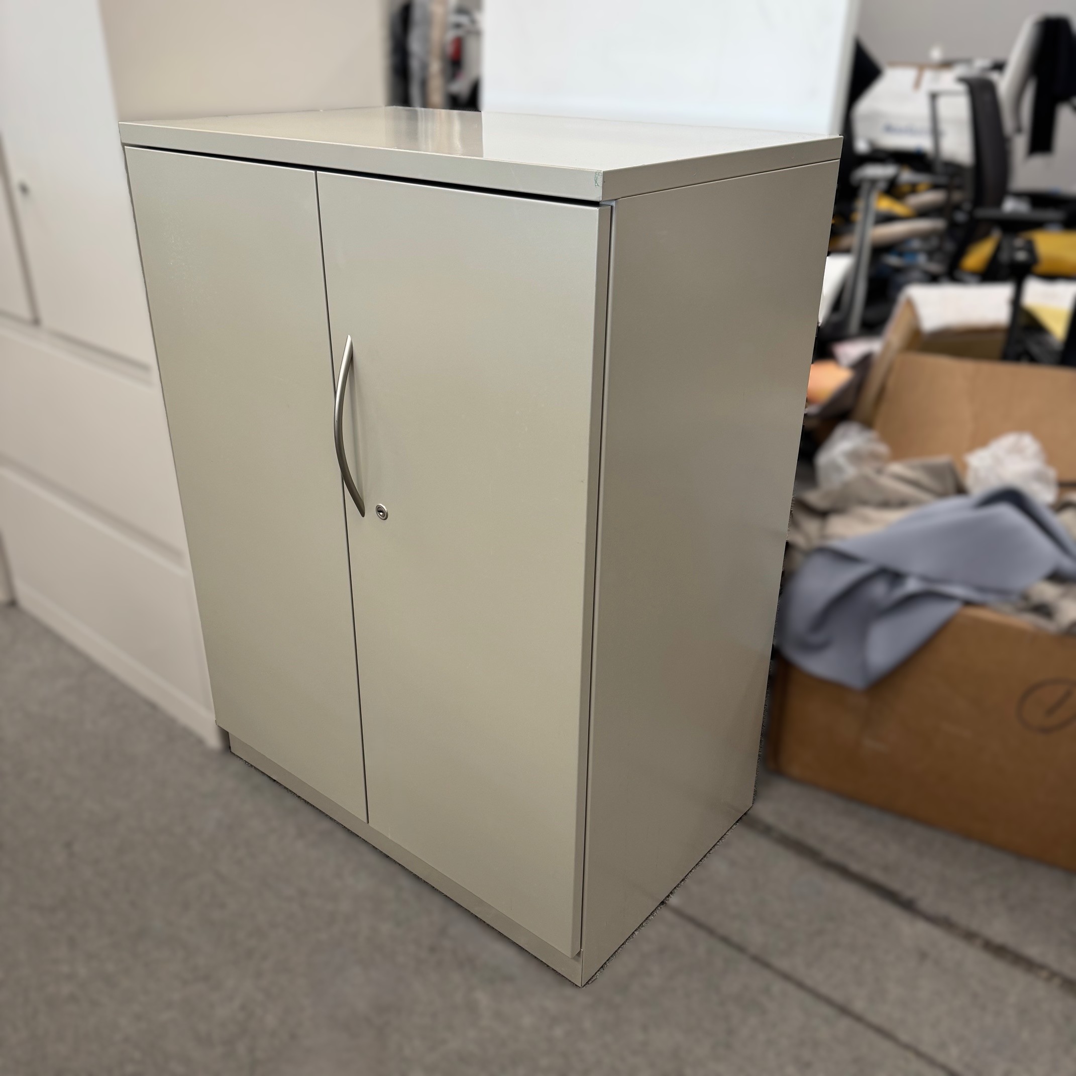 Used Steelcase Storage Cabinet, 40" Tall - Image 2