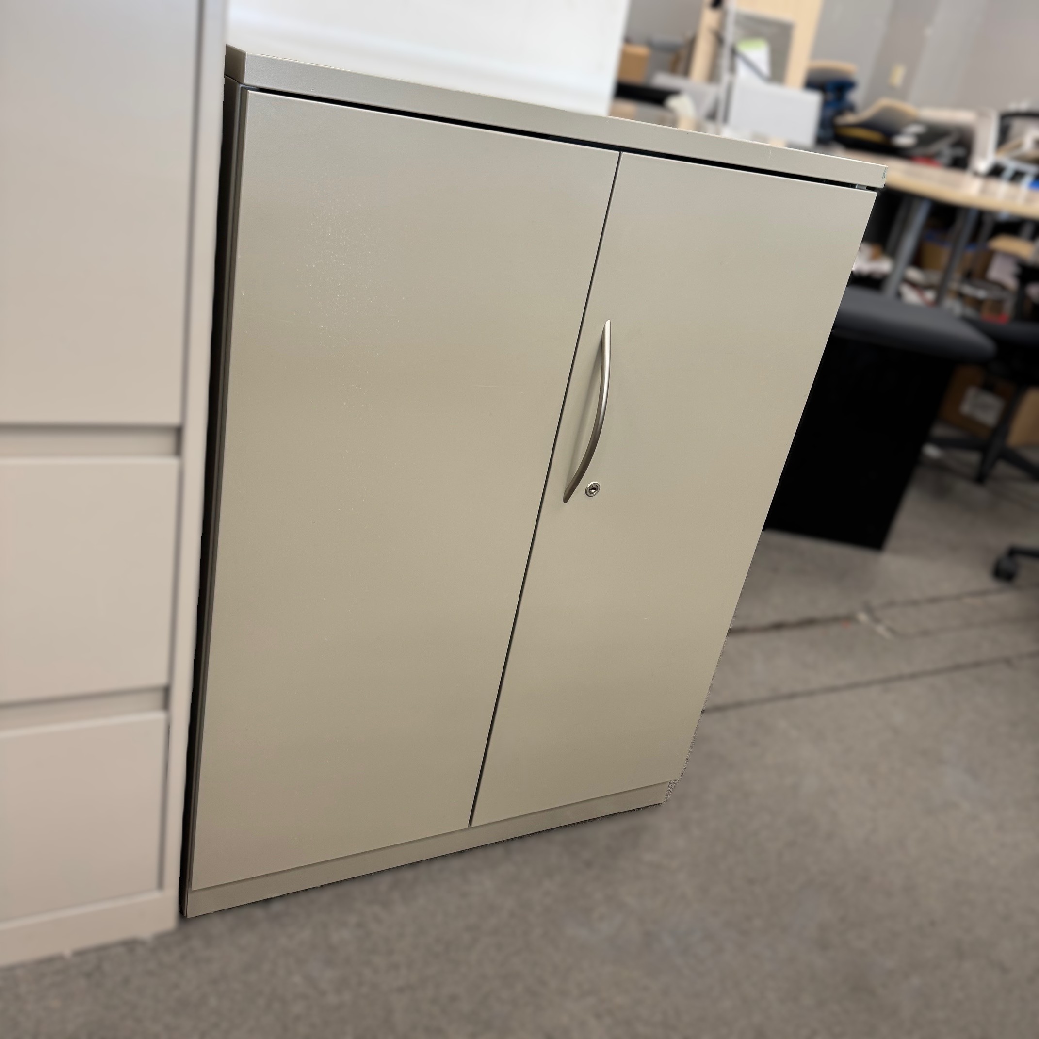 Used Steelcase Storage Cabinet, 40" Tall - Image 5