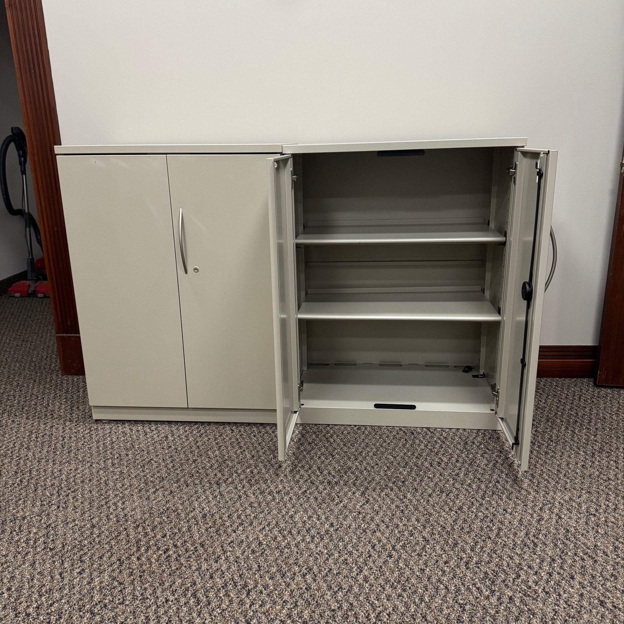 Used Steelcase Storage Cabinet, 40" Tall - Image 6