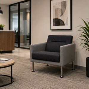 Coalesse by Steelcase Sidewalk Chair, 2-tone Fabric