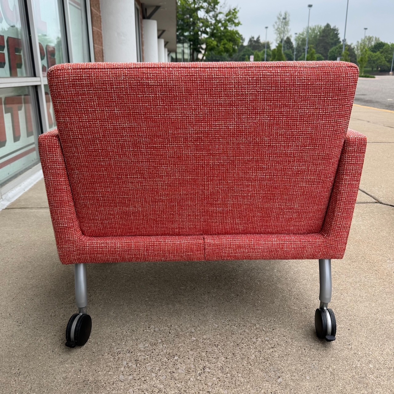 Orange Coalesse by Steelcase Mobile Sidewalk Chair - Image 5