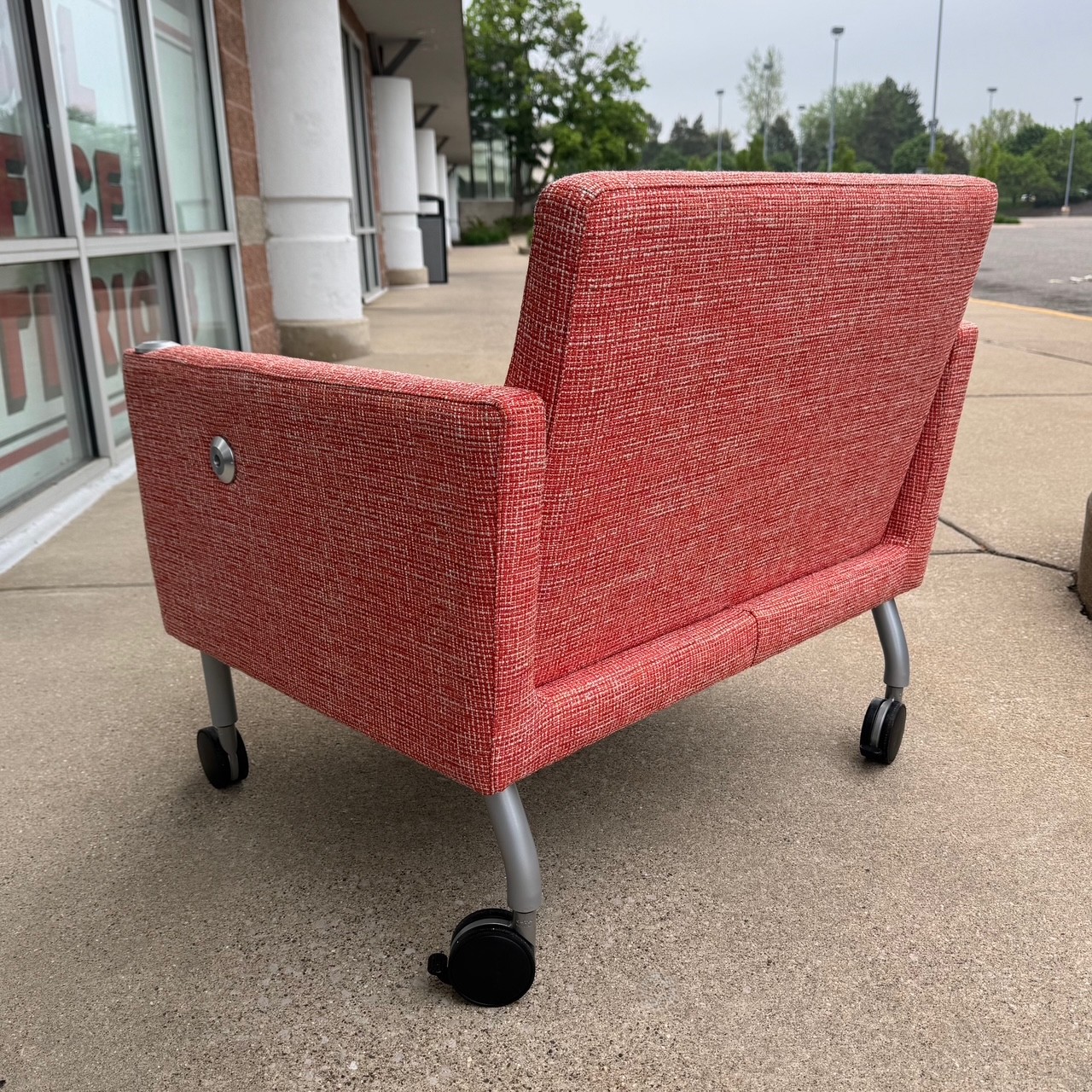 Orange Coalesse by Steelcase Mobile Sidewalk Chair - Image 6