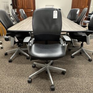 STEELCASE LEAP V-2 TASK CHAIR LEATHER
