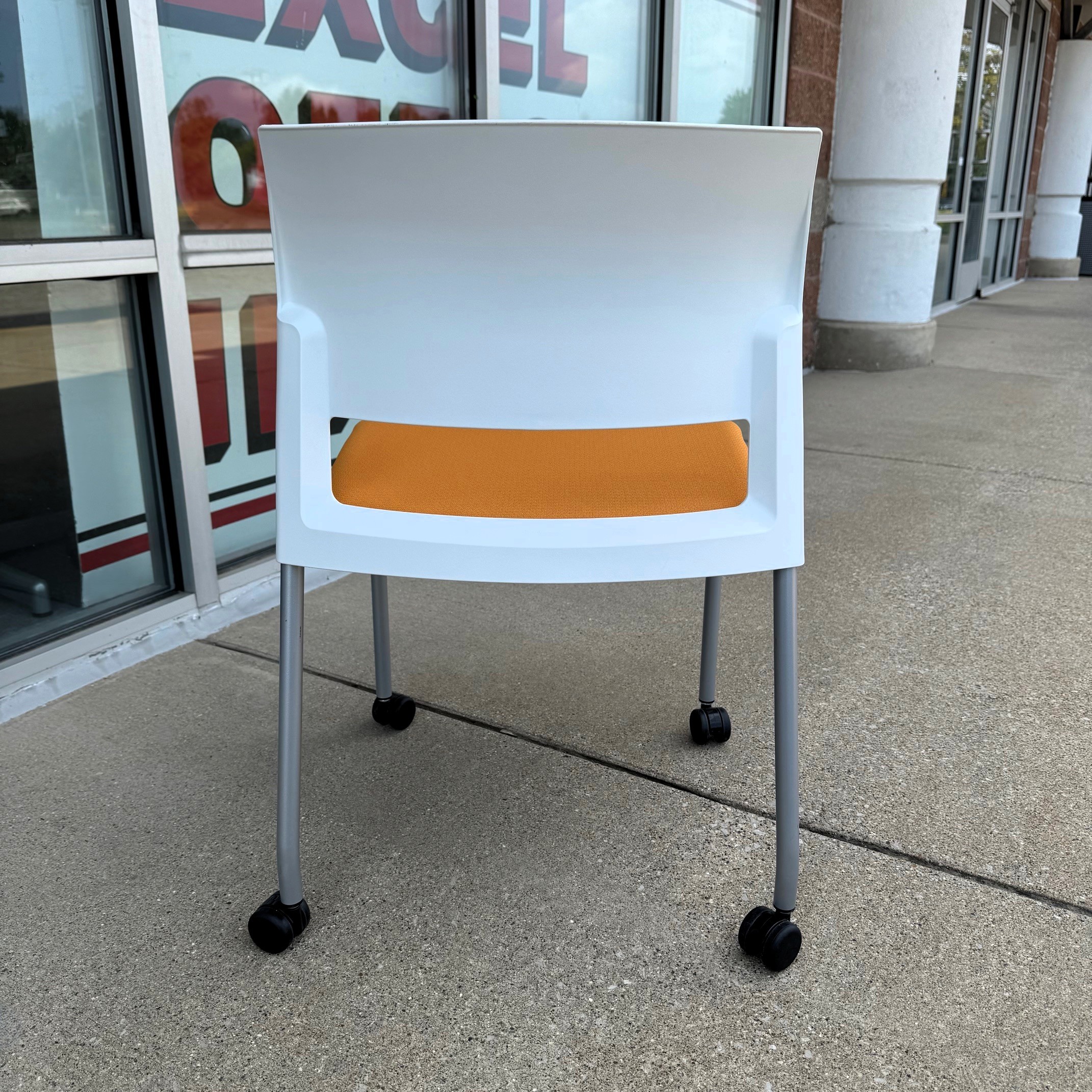 Used OEM Orange Steelcase Move Series Collaborative Chair - Image 5