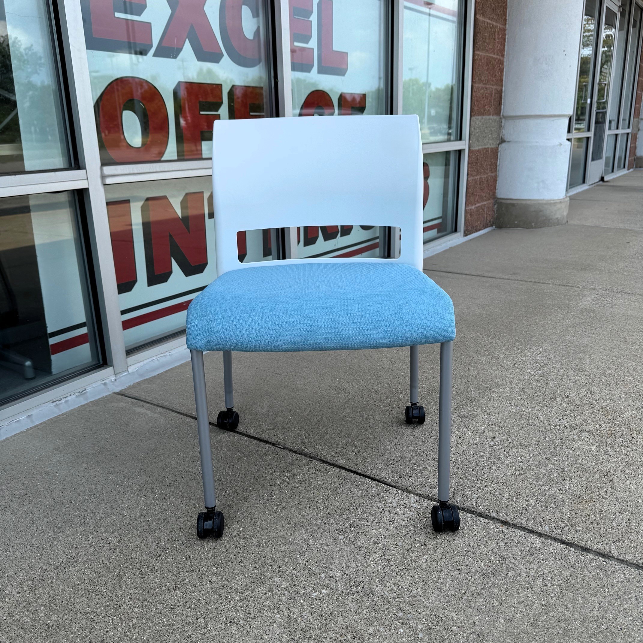 Used Atlantic Blue Steelcase Move Series Collaborative Chair