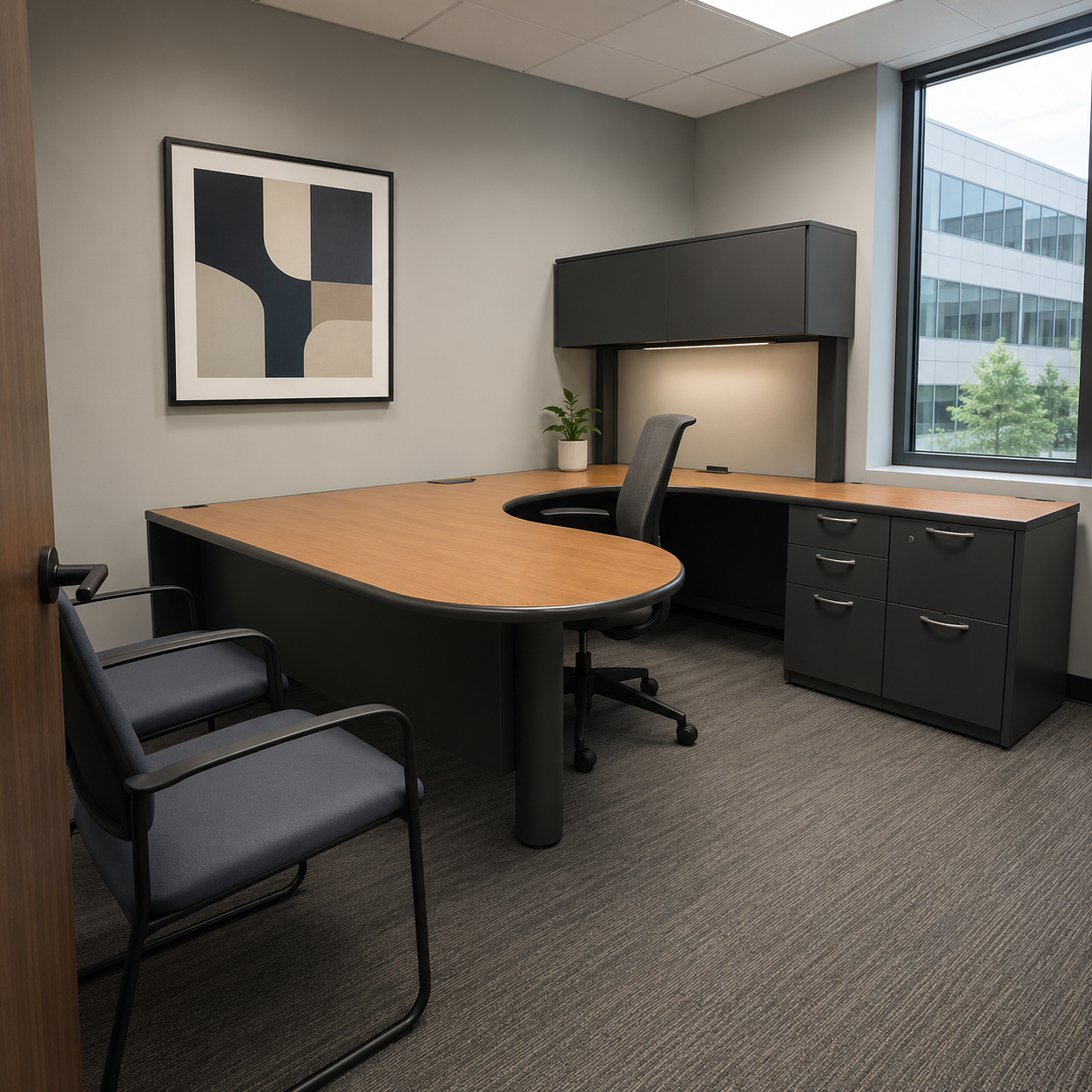 Used Steelcase Context Furniture Set