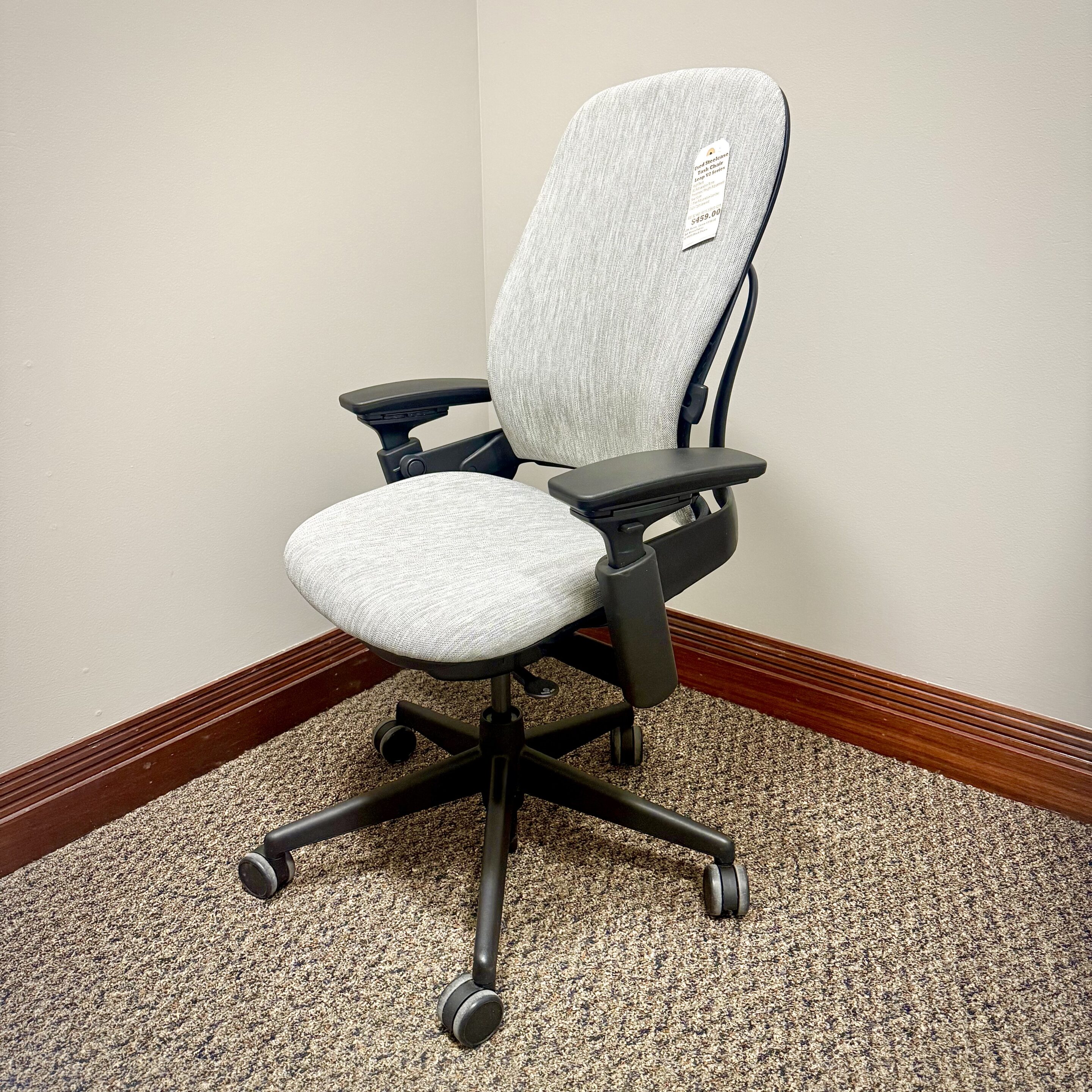 Steelcase Leap V-2 Luzon White - Image 2