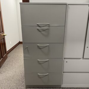 Steelcase lateral file used 5 drawer