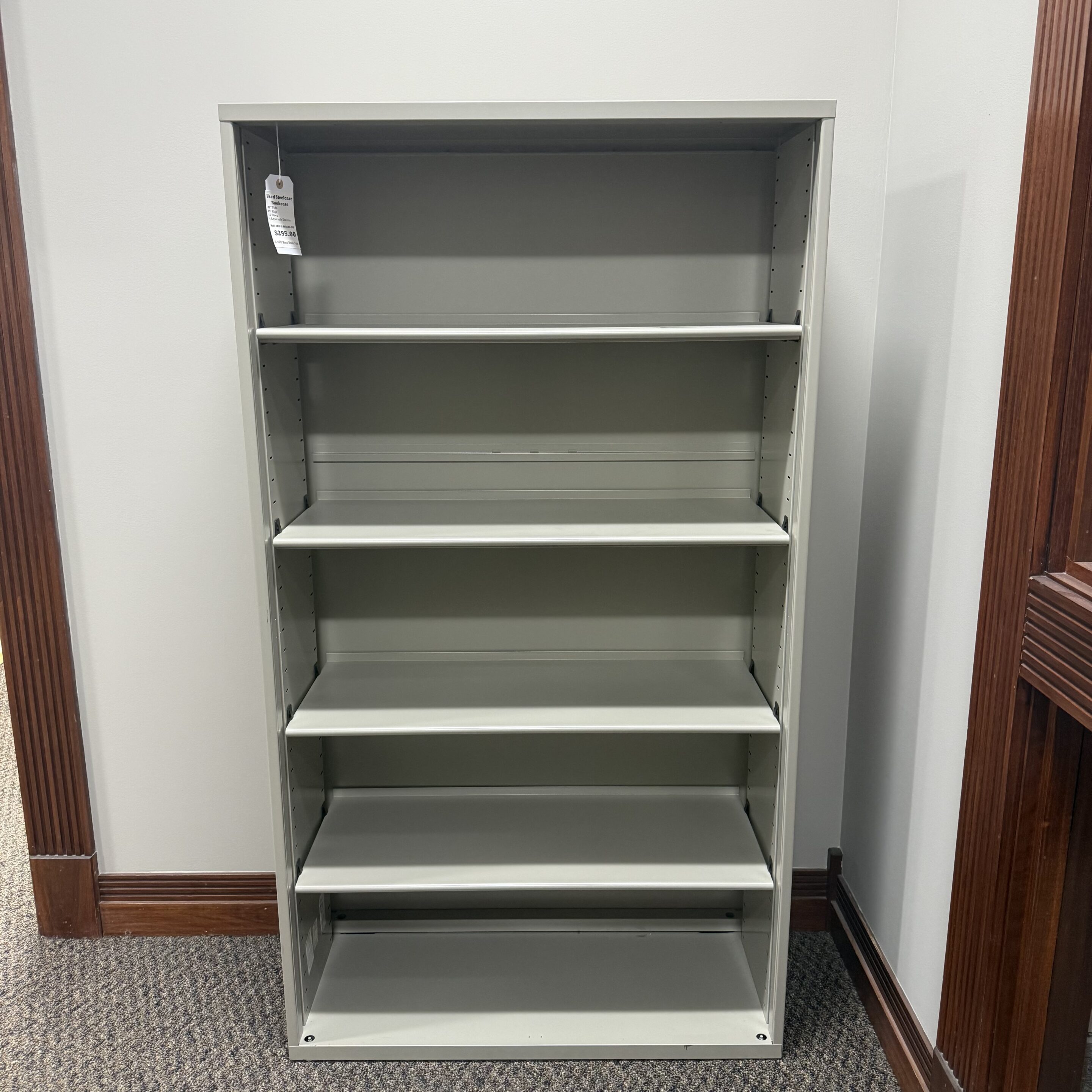 Used Steelcase Open Bookcase, 65" Tall