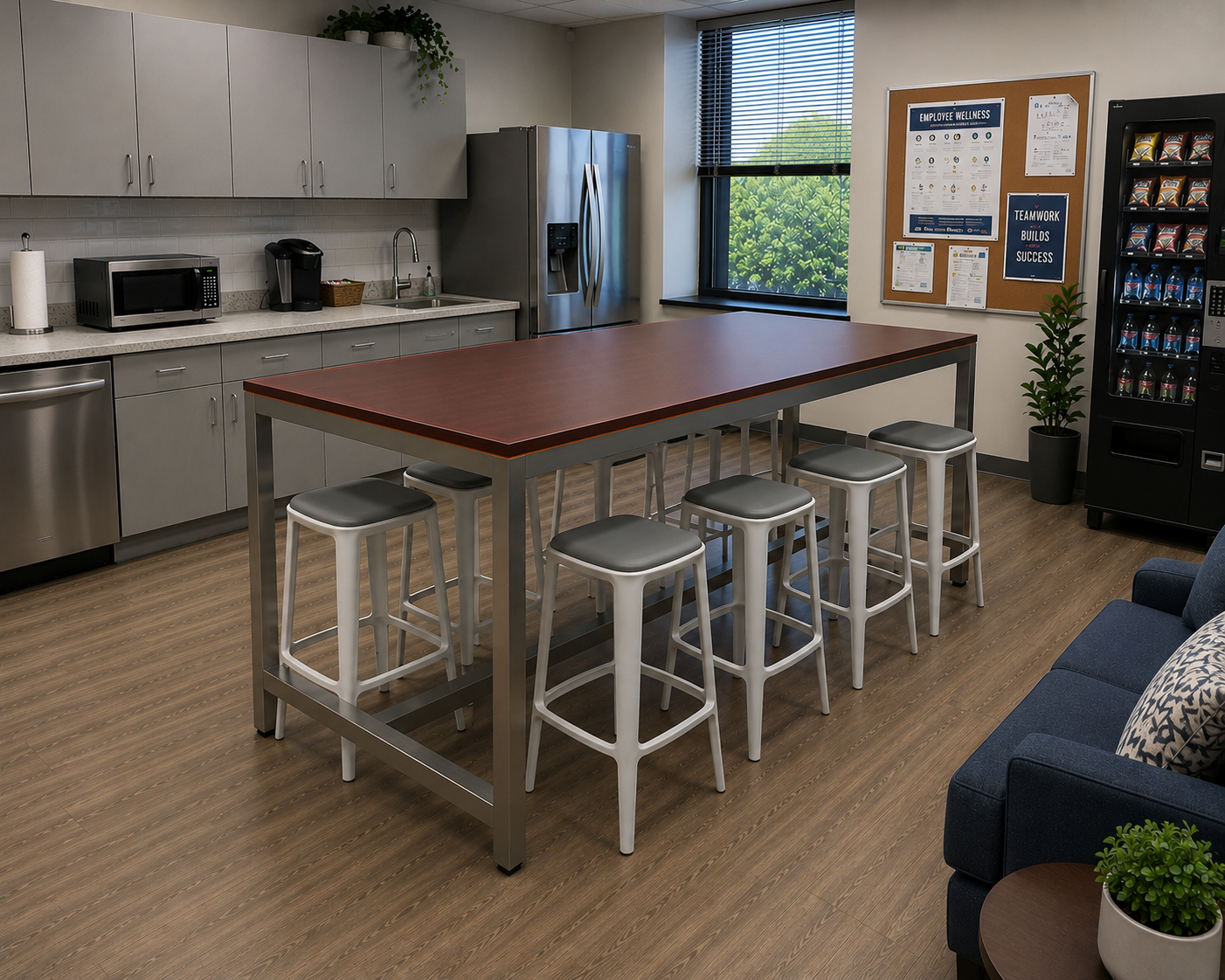 MODERN COUNTER-HEIGHT COLLABORATION TABLE ONLY 3 AVAILABLE