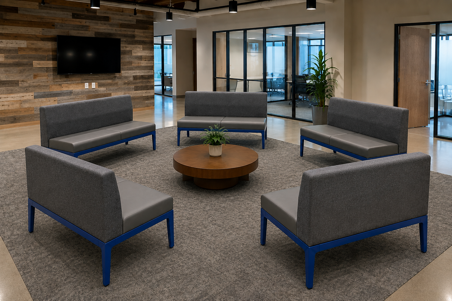 Steelcase Regard Series Bench – Modern Office Seating!