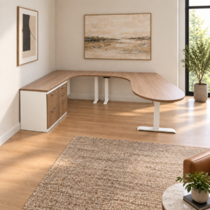 Jetty U-Shaped Height-Adjustable Workstation