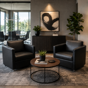 Black Lounge Chairs – Comfortable Commercial Seating